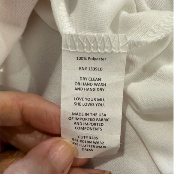 Show Me Your Mumu Faye Flutter White and Pink Floral Maxi Dress NWT - Picture 14 of 14